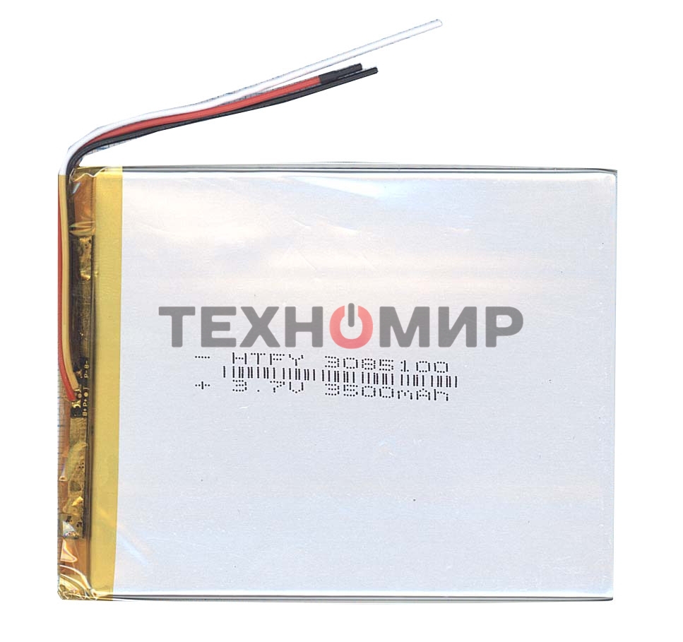 Аккумулятор Li-Pol (батарея) 3x85x100мм 3pin 3.7V/3500mAh