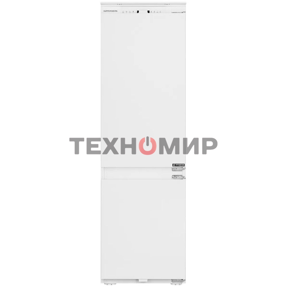 Встраиваемый холодильник Kuppersberg RBN 1764, High-Tech, полезный объем 243 л, No Frost, супер заморозка, инверторный компрессор, электронное управление, энергоэффективность А+