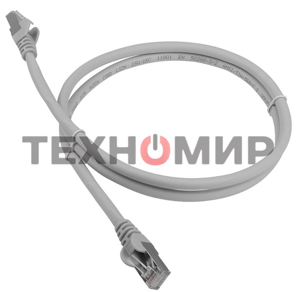 Патч-корд LANMASTER LSZH FTP cat.6a, 1.0 м, белый