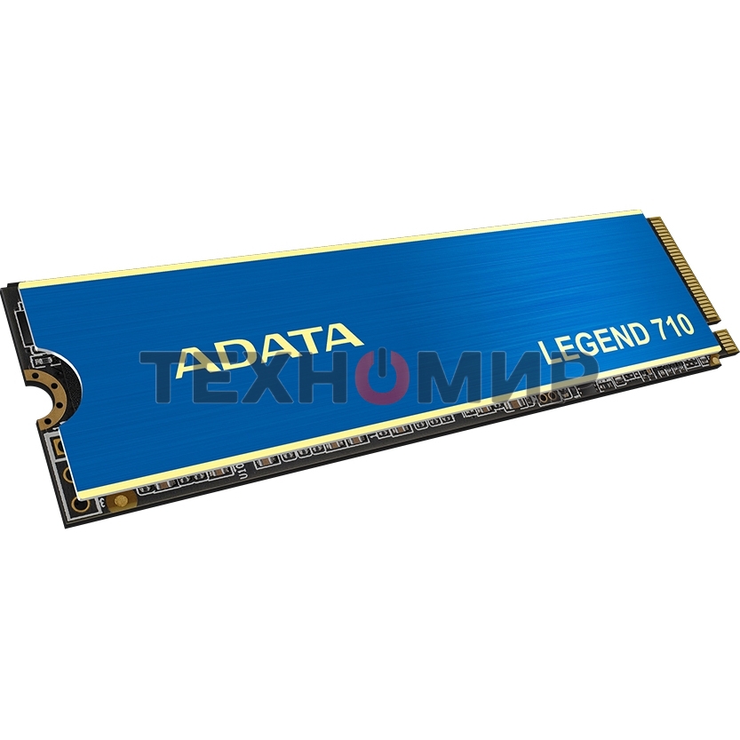 Накопитель SSD ADATA LEGEND 710, 2Tb, PCIe 3.0 x4, M.2 2280, NVMe, R/W 2400/1800, с радиатором