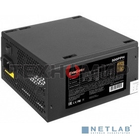 Блок питания ExeGate 500PPH-S (EX280577RUS-S), 500Вт, 80 PLUS, 120мм, черный