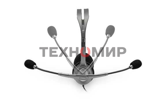 Гарнитура проводная Logitech Headset H110 grey (981-000472/981-000271)