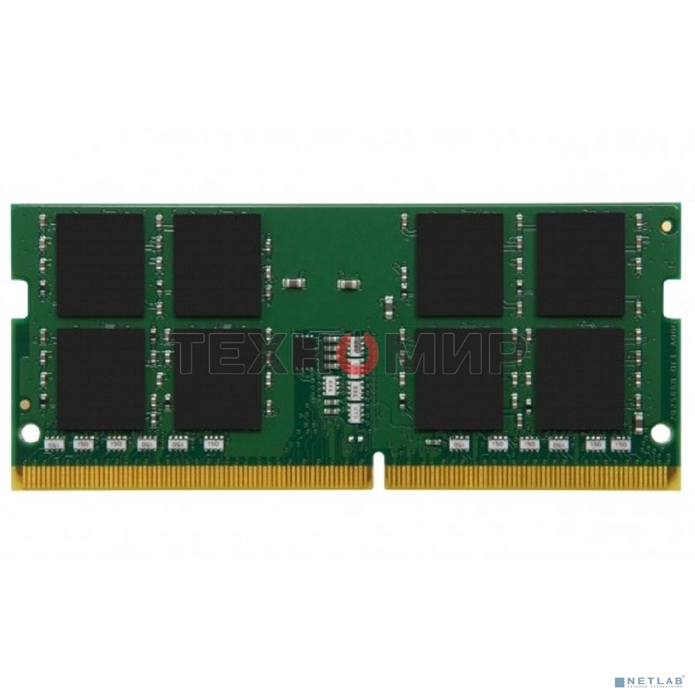 Оперативная память Kingston ValueRAM, DDR4, 4GB (1x4GB), 3200MHz, CL22, SO-DIMM