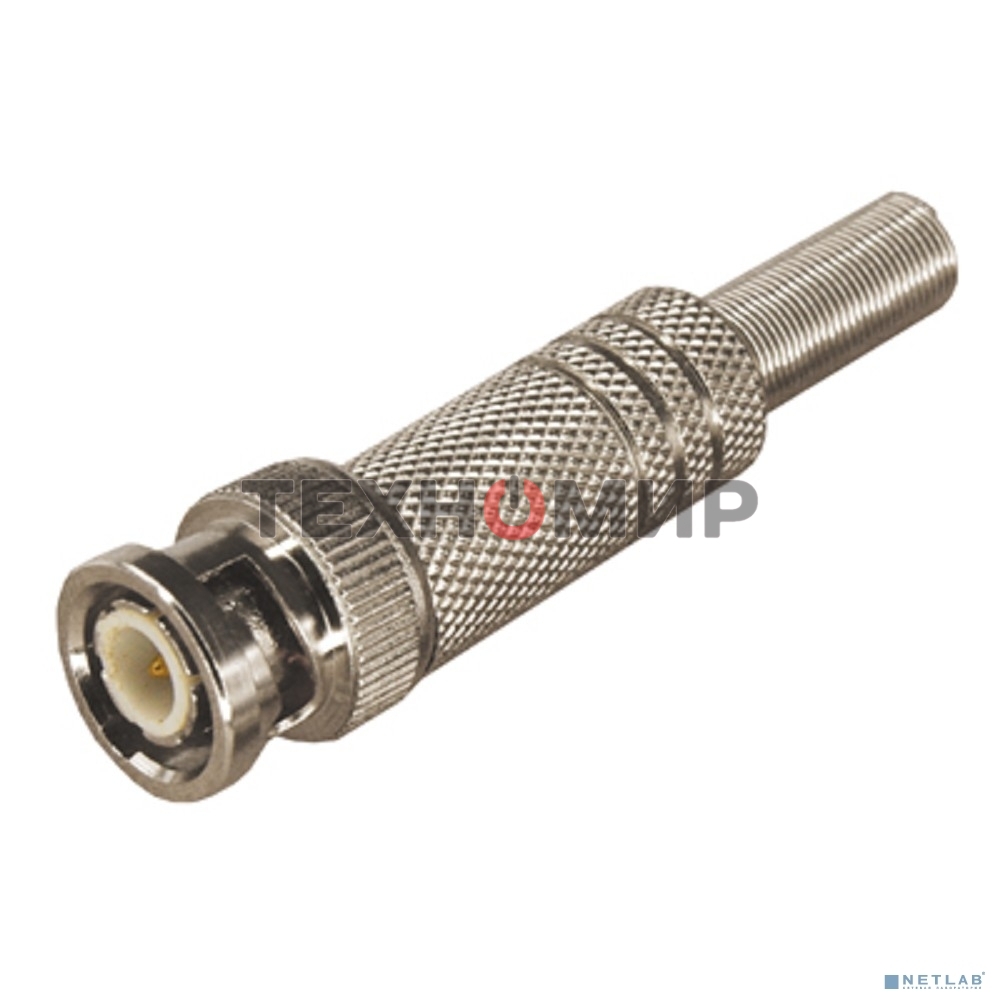 Разъем Rexant штекер BNC под винт с пружиной металл