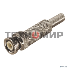 Разъем Rexant штекер BNC под винт с пружиной металл