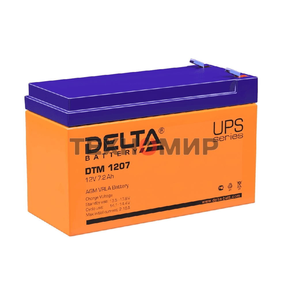 Батарея для ИБП Delta DTM 1207 (12V, 7.2Ah)