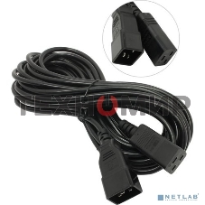 Кабель питания (UPS) ExeGate Power EC20-10P (С19->С20) VDE-250V-3*1.5-СU, 16А, черный, 10м