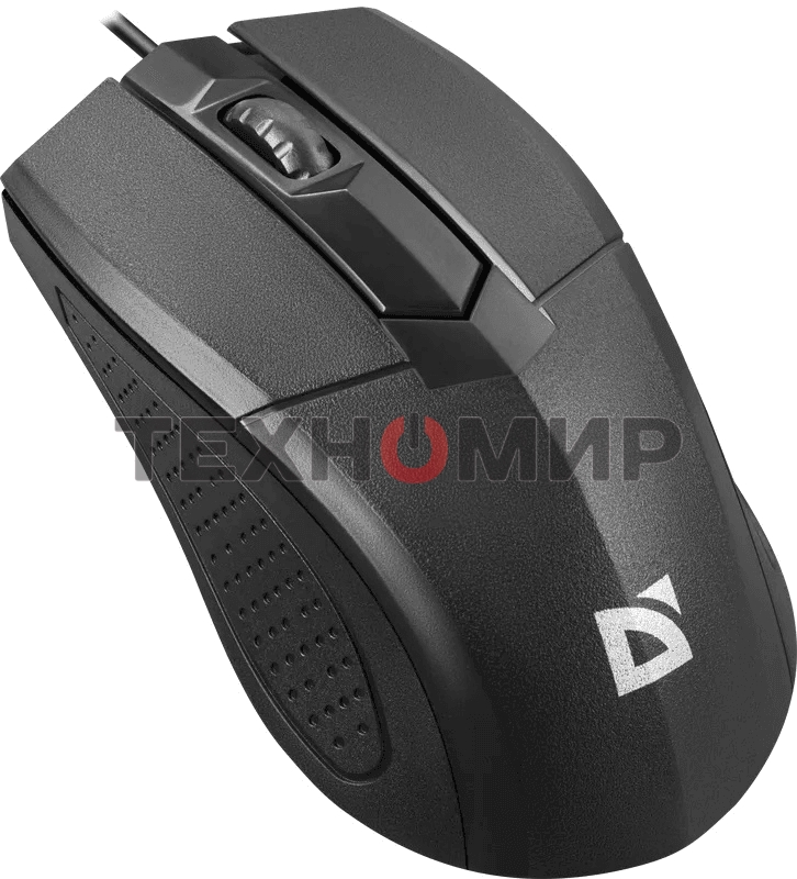 Мышь проводная Defender Optimum MB-270 черный, 1000 dpi, USB, кнопки - 3
