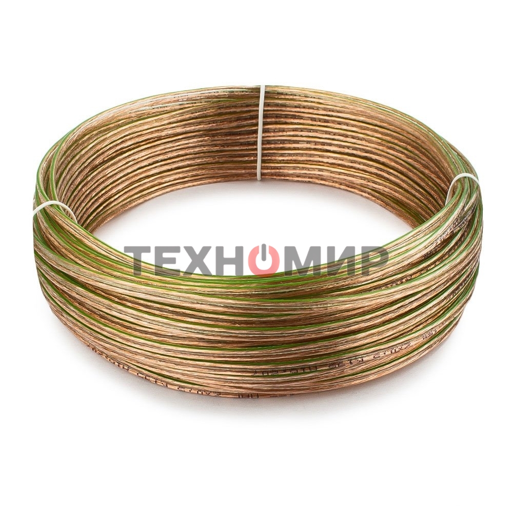 Акустический кабель Cablexpert CC-TC2x0,5-20M, прозрачный, 20 м, бухта