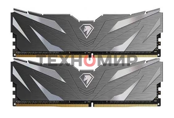 Оперативная память NETAC, DDR4, 16GB (2x8GB), 3200MHz, CL16, DIMM, с радиаторами, черный