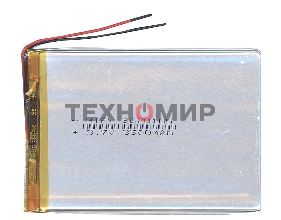 Аккумулятор Li-Pol (батарея) 3x70x105 мм 2pin 3.7V/3500mAh