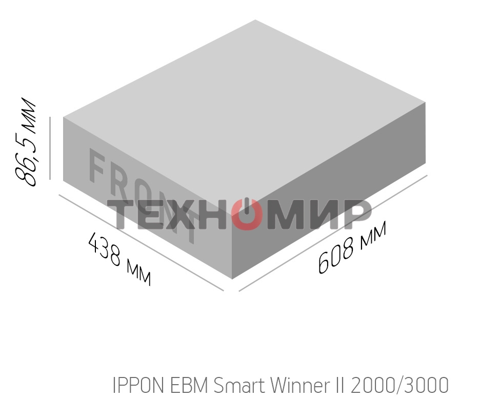 Батарея для Ippon Smart Winner II 2000/3000 BP 72В 14А·ч