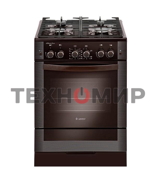 Плита газовая Gefest 6500-02 0045 коричневый, конфорок 4 шт, духовка 52 л, 60 см x 85 см x 60 см