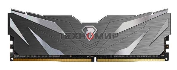 Оперативная память NETAC, DDR4, 16GB (1x16GB), 3200MHz, CL16, DIMM, с радиатором, черный