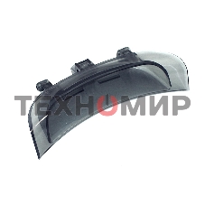 Ручка люка для стиральной машины Candy, Hoover, Zerowatt серая прозрачная 43011740