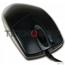 Мышь проводная A4Tech OP-720 черный, 1200 dpi, USB, кнопки - 3