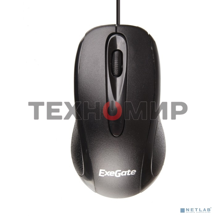 Мышь проводная ExeGate Professional Standard SH-9026 черный, 1000 dpi, USB, кнопки - 3