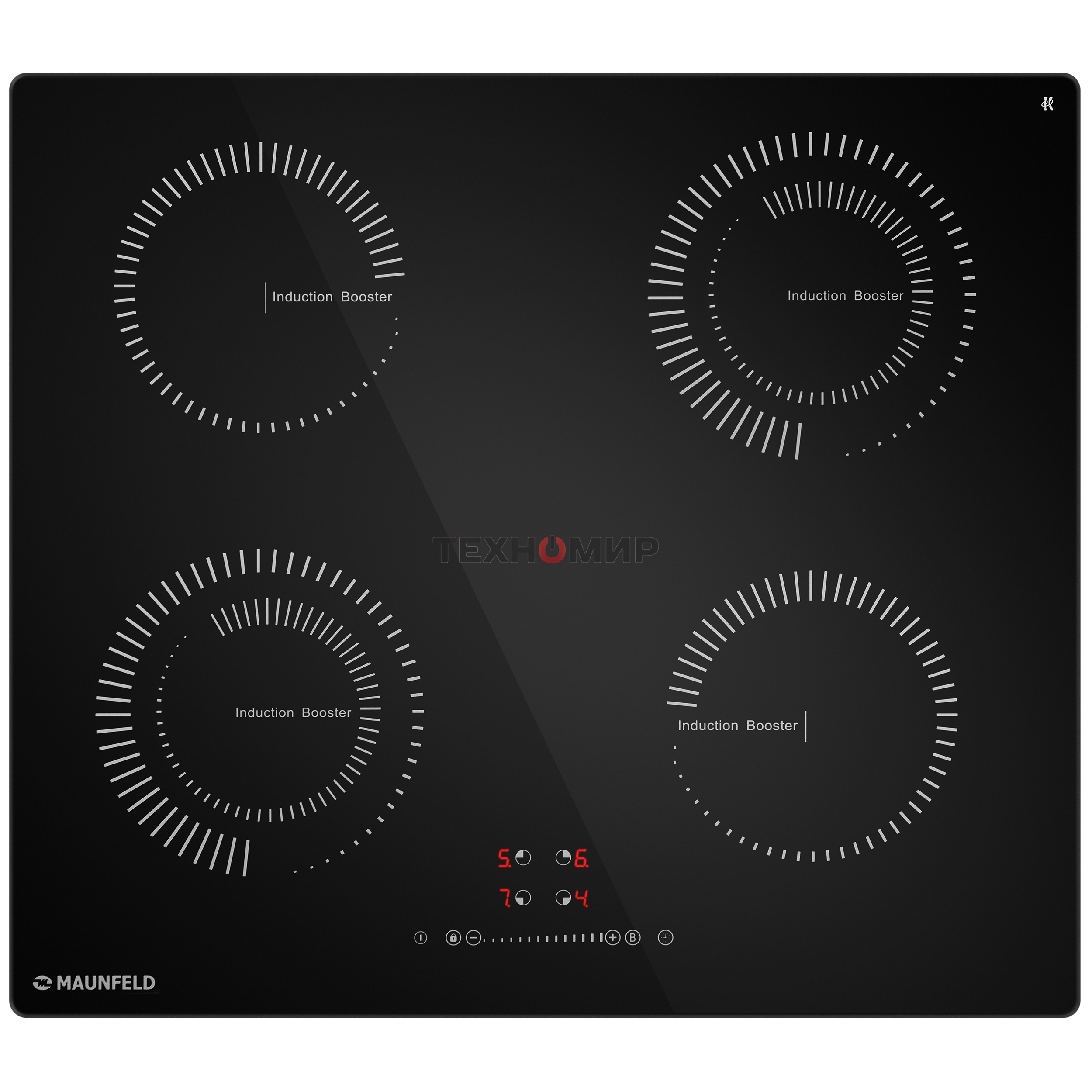 Индукционная варочная панель Maunfeld CVI594STBKC черный