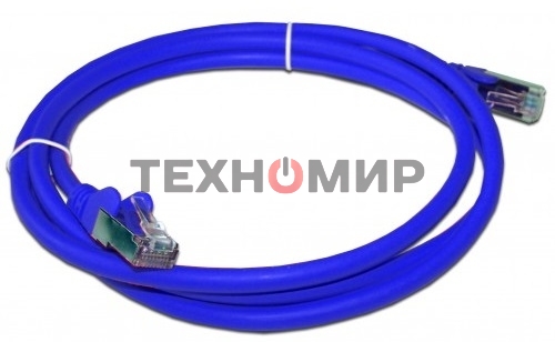 Патч-корд LANMASTER FTP, вилка RJ-45, вилка RJ-45, Cat.6А, LSZH, 2м, синий lan-pc45/s6a-2.0-bl