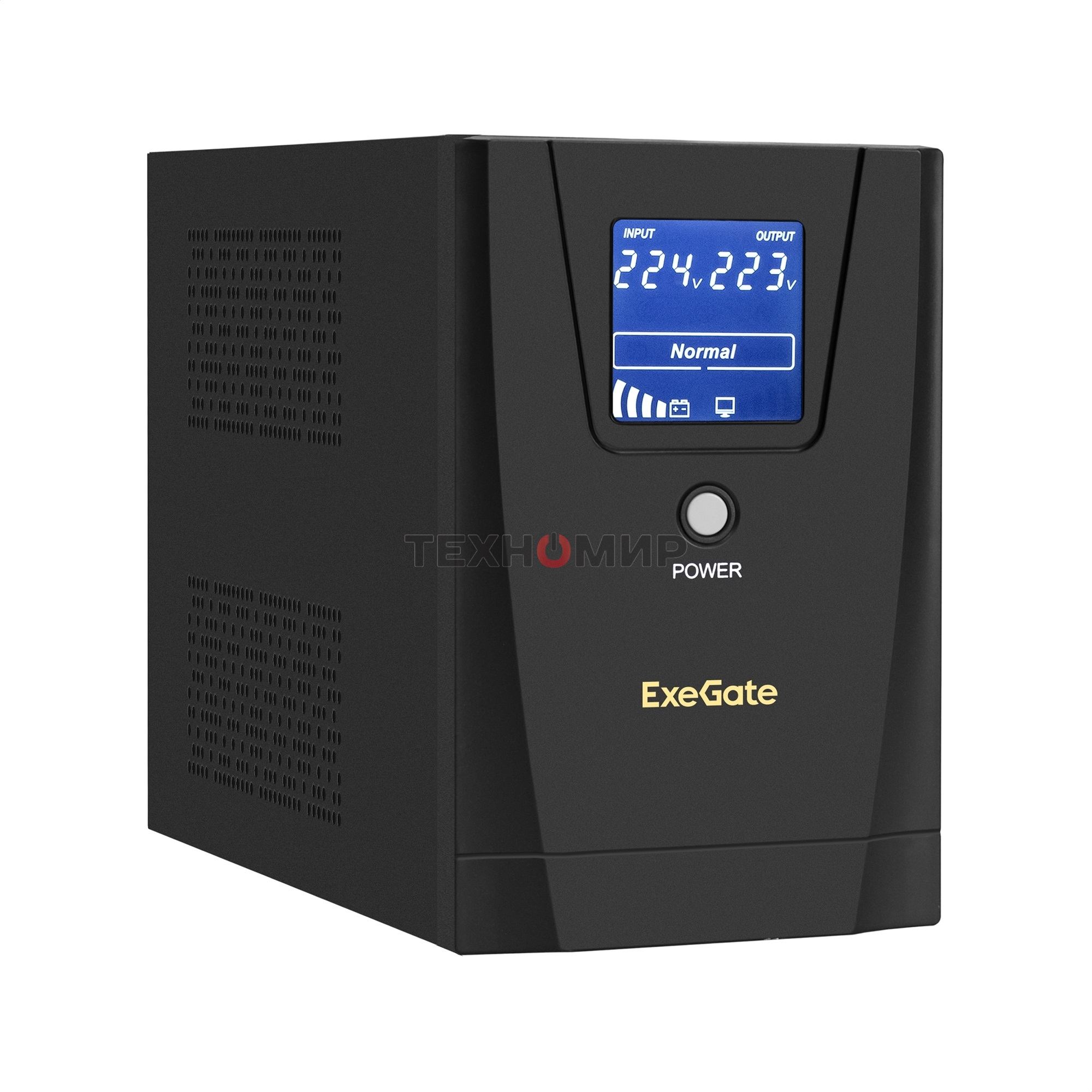 Источник бесперебойного питания ExeGate EX292803RUS SpecialPro Smart LLB-1600.LCD.AVR.2SH.3C13 1600VA/950W, LCD, AVR, 2*Schuko+3*C13, съемн.кабель, металлический корпус, черный
