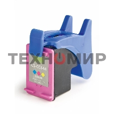 Картридж струйный Cactus CS-CC644 №121XL трехцветный (18 мл.) для HP DJ D1663/D2500/D2563/D2663/D5563/F2423/F2493/F4213/F4275/F4280/F4283/F4583/PS C4683/C4783