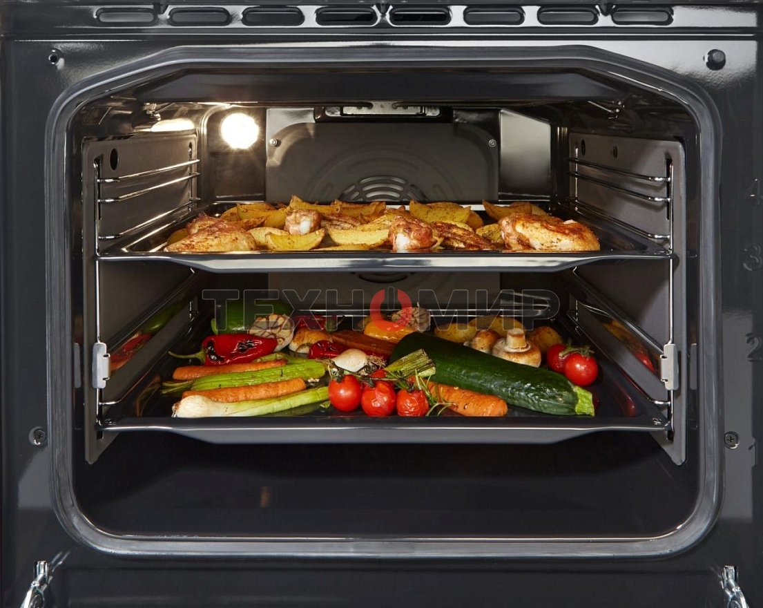 Плита электрическая Gorenje GEC5C42WG белый, конфорок 4 электрических, духовка 70 л, 50 см x 85 см x 59.4 см (без крышки)