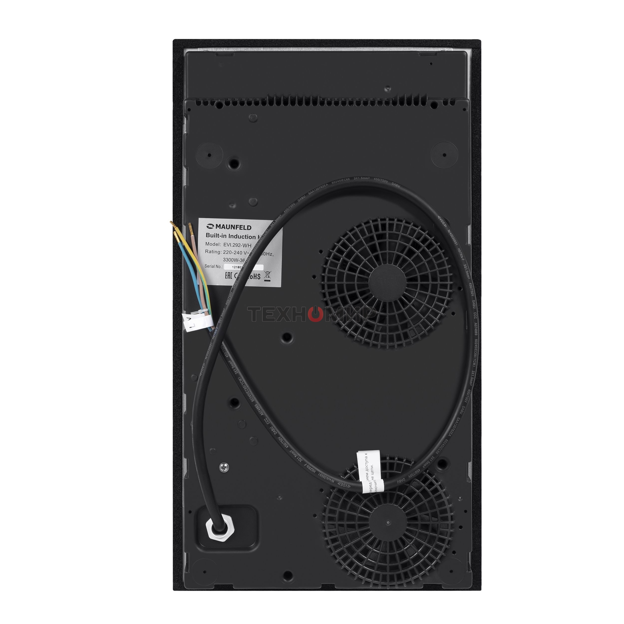 Индукционная варочная панель Maunfeld EVI.292-WH, конфорок: 2 шт., закаленное стекло, независимая, белый