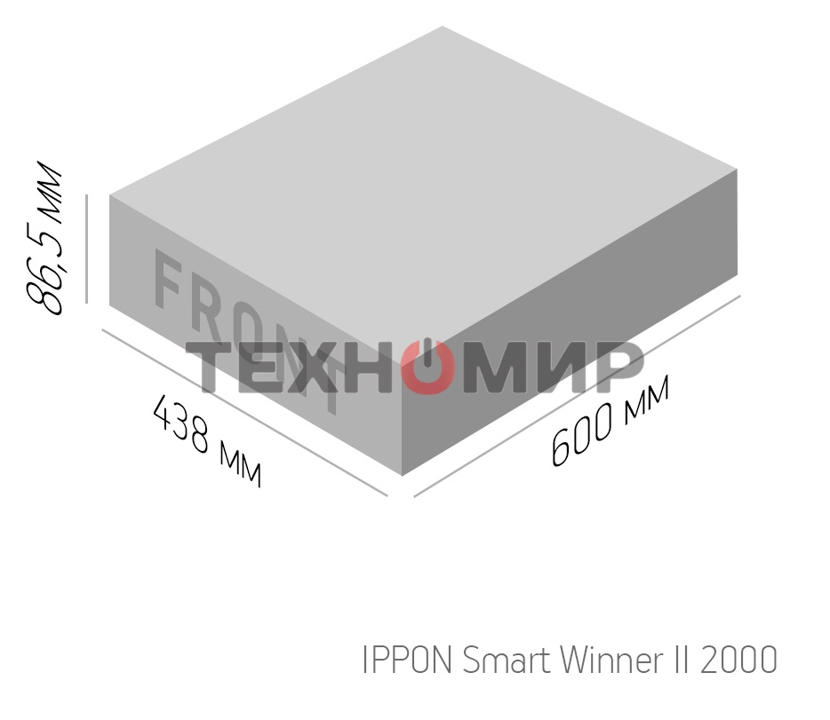Источник бесперебойного питания Ippon Smart Winner II 2000 1800Вт 2000ВА черный