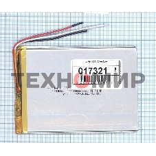 Аккумулятор Li-Pol (батарея) 3x70x105мм 3pin 3.7V/3500mAh