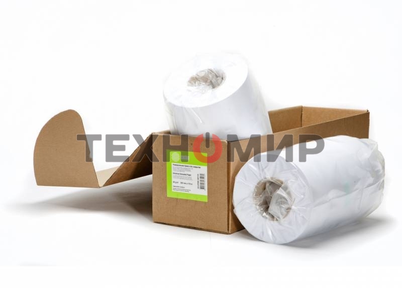 Универсальная инженерная бумага Cactus без покрытия А3 297ммх175м. 80 г/кв.м втулка 76,2мм (3”)