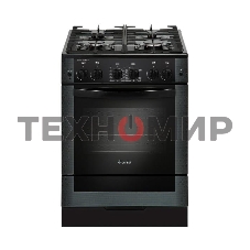 Плита газовая Gefest ПГ 6500-02 0115 черный, конфорок 4 шт, духовка 52 л, 60 см x 85 см x 60 см