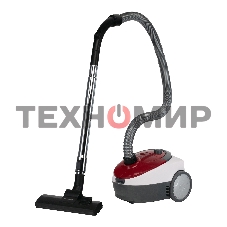 Пылесос Starwind SCB1114 красный/белый, 300/1800 Вт, уборка сухая, пылесборник мешок 2 л