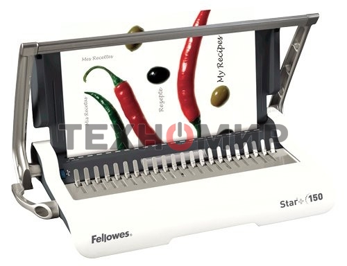 Переплетчик Fellowes Star+ (FS-56275) A4/перф.12л.сшив/макс.150л./пластик.пруж. (6-18мм)