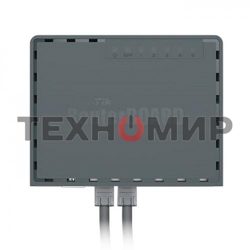 Маршрутизатор PoE MikroTikRB760iGS2 ядра (880 МГц), 5х 1G RJ45, SFP, USB, MicroSD, раздача PoE (HEX S)