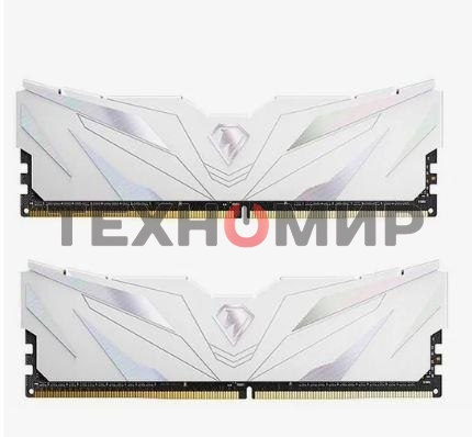 Оперативная память NETAC, DDR4, 32GB (2x16GB), 3200MHz, CL16, DIMM, с радиаторами, белый