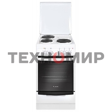 Плита электрическая Gefest 5140 белый, конфорок 3 электрических, духовка 55 л, 50 см x 85 см x 58.5 см