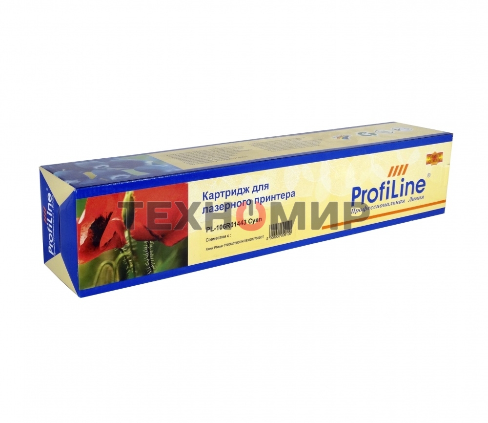 Картридж лазерный ProfiLine PL-106R01443 для принтеров Xerox Phaser 7500N/7500DN/7500DT/7500DX 17800 копий Cyan