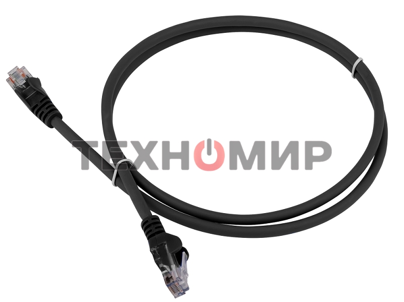 Патч-корд LANMASTER LSZH UTP cat.6, 5.0 м, черный