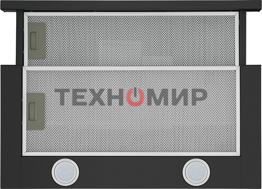 Вытяжка встраиваемая Maunfeld VS Light 50 черный, 50 см, 520 куб. м/ч, 56 дБ