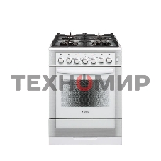 Плита комбинированная Gefest ПГЭ 6502-02 0042 белый, конфорок 4 газовых, духовка 55 л, 60 см x 85 см x 60 см