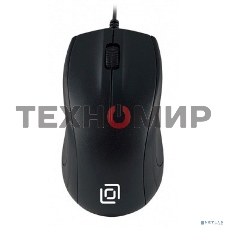 Мышь проводная Oklick 185V2 черный, 1200 dpi, USB, кнопки - 3