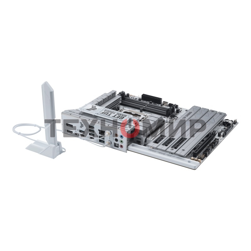 Материнская плата ASUS TUF GAMING Z890-PRO WIFI, LGA 1851, Intel Z890, 4xDDR5, 4xSATA, 4xM.2, 1xPCIe 5.0 x16, 1xPCIe 4.0 x4, 2xPCIe x1, 1xHDMI, 1xDP, 2xUSB-C Thunderbolt 4, 6xUSB-A 10Gbps, 1x 2.5Gb LAN, 5x3.5 мм, 7.1, ATX