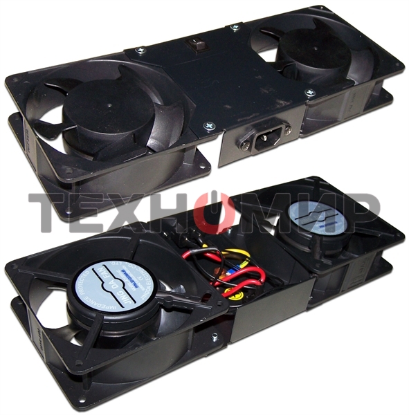 Блок 2-х вентиляторов Lanmaster TWT-CBW-FANB2