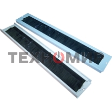 Щеточный кабельный ввод для настенных шкафов LANMASTER, серый