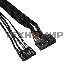 Компьютерный корпус Miditower ExeGate EX261448RUS CP-601 Black, ATX, (CP350W, 80мм), 2хUSB, Audio