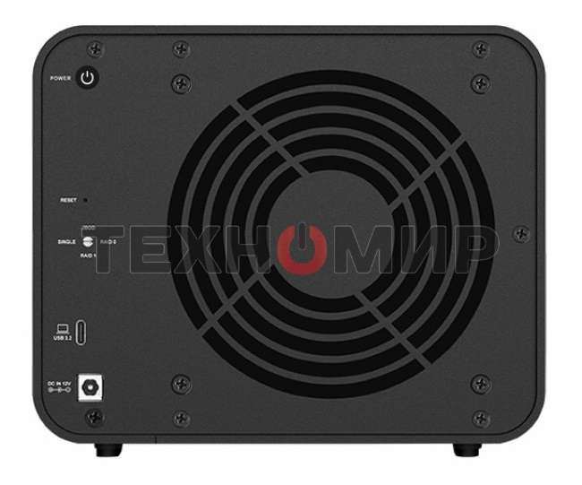 Сетевое хранилище TerraMaster D5 Hybrid DAS tower/RAID 0, 1, JBOD, SINGLE/up to (4xHDD + 4xM.2 SSD)/2xUSB3.2 Gen2/1xPS/1YW