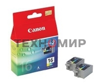 Картридж струйный Canon BCI-16C (9818A002) для Canon SELPHY DS700/810, Цветной, 75стр.