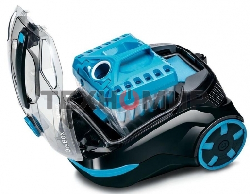 Пылесос Thomas DryBOX черный/синий, 300/1700Вт, уборка сухая, пылесборник контейнер 2.1 л