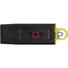 Флешка USB Kingston DataTraveler Exodia (DTX/128GB), 128Gb, USB 3.2 Gen 1, R/W 200/60, черный/желтый