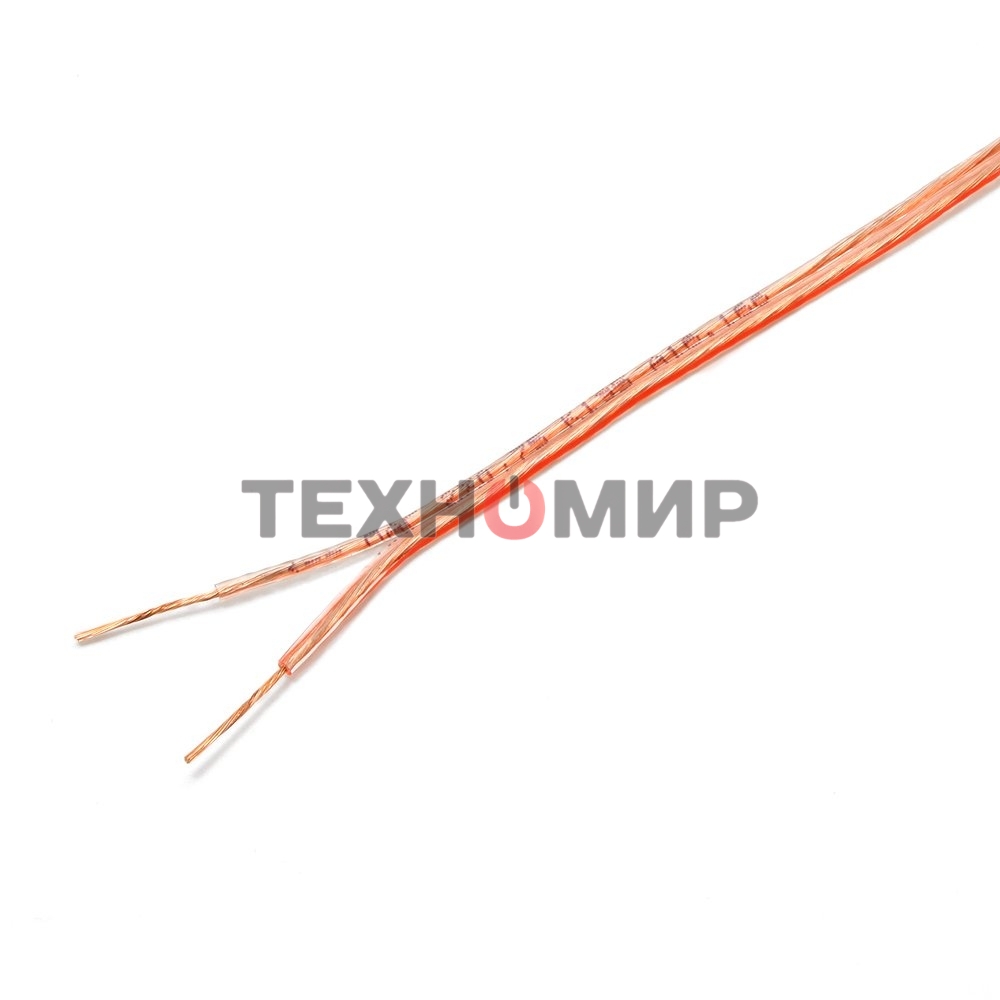 Акустический кабель Cablexpert CC-TC2x0,75-20M, прозрачный, 20 м, бухта